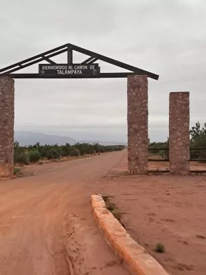 La Rioja - Entrada al parque Talampaya